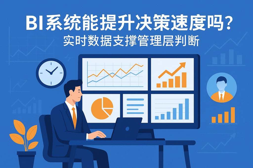 BI系统能提升决策速度吗？实时数据支撑管理层判断"